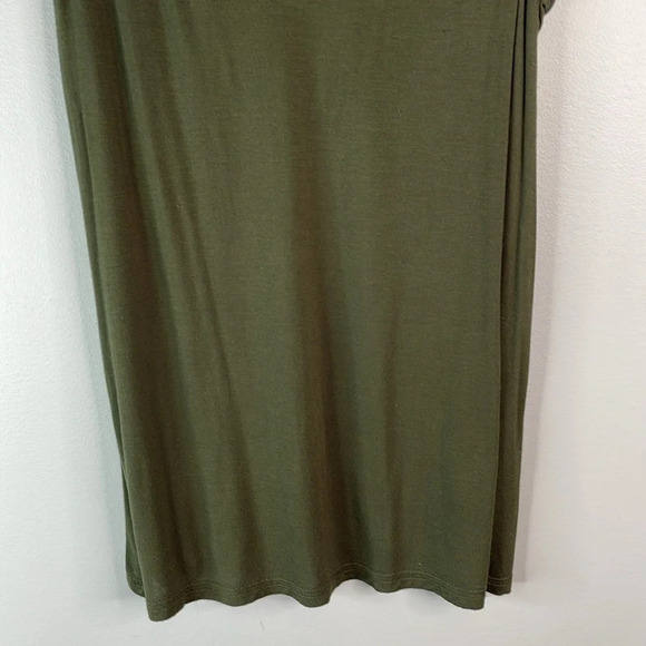 H&M Y2K Vibe Forest Green Camisole Top Tank Adjustable Spaghetti Straps Size L - Picture 4 of 10